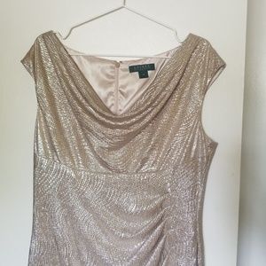 Gold Shimmer Dress
